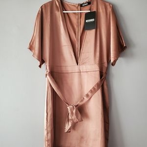 Silky Satin Mini Dress